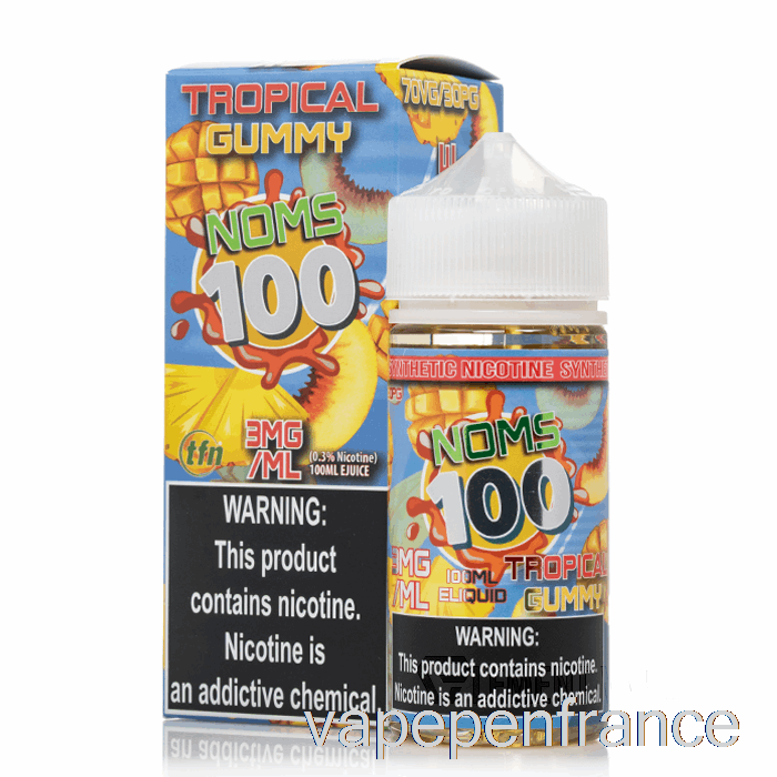 Gommeuse Tropicale - Noms 100 - E-liquides Nomenon - Stylo Vape 100ml 3mg